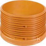 Kineta PP ślepa 1000mm, H=1000mm, bez uszczelki, z drabiną, kolor pomarańczowy (Diamir 1000)