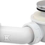 ZESTAW ODPŁYWOWY BRODZIKOWY, CHROM