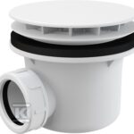 SYFON BRODZIKOWY KOREK, BIAŁY