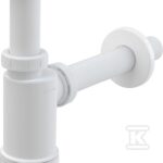 PÓŁSYFON UMYWALKOWY DN32 Z NAKRĘTKĄ