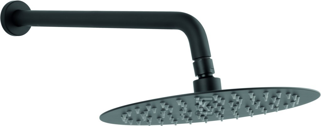 22611792.jpg Zestaw natryskowy z deszczownią 250 mm slim, czarny - obrazek 1