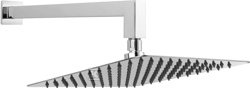 Plik zosta³ pobrany z http://www.onnshop.pl Zestaw natryskowy z deszczownią 250x250 mm slim, chrom - obrazek 1