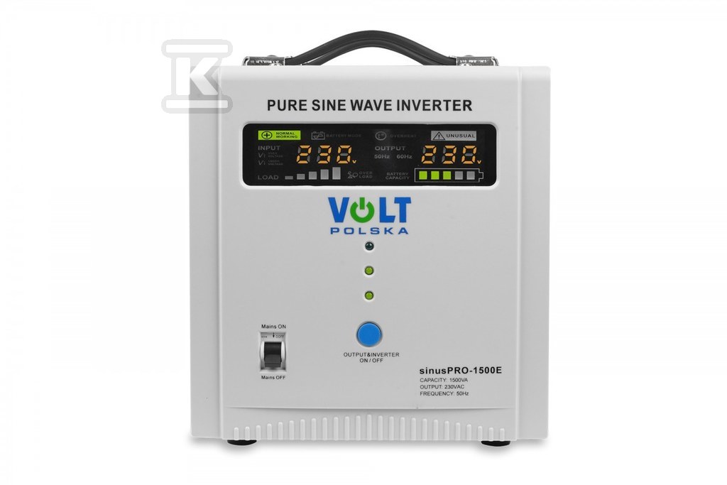 Plik zosta³ pobrany z http://www.onnshop.pl Zasilacz awaryjny SINUS PRO 1500 E 12/230V (1050/1500W) - obrazek 1