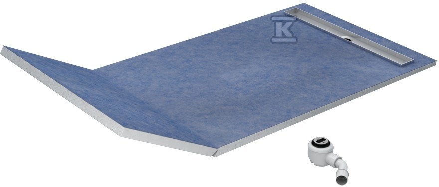 Plik zosta³ pobrany z http://www.onnshop.pl Brodzik podpłytkowy Stabilsound Plus "Subplate" 130+50x80x5/12,5 cm, prostokątny z maskownicą do zabudowy płytkami - obrazek 1