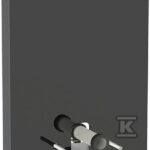 MODUŁ MONOLITH WC H114 CZARNY BOKI CZA