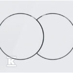 PRZYCISK DELTA01 PRZEDNI BIAŁY-ALPIN