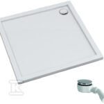 Brodzik akrylowy 3.2332 Standard 80x80x4,5 cm R55 "Caspar New", półokrągły