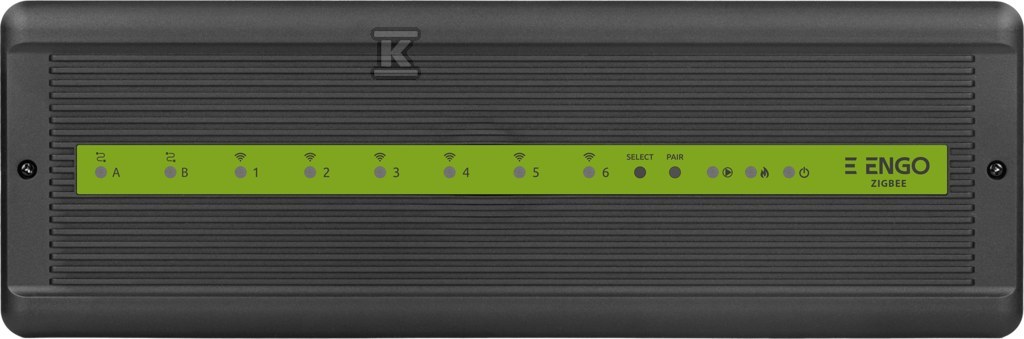 24353122.jpg Listwa centralna do ogrzewanie podłogowego, ENGO ECB62ZB, 6 stref bezprzewodowych ZigBee + 2 strefy przewodowe, czarna, 230V