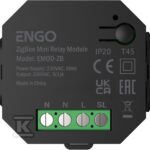 Moduł przekaźnika bezprzewodowy ENGO EMODZB, ZigBee, czarny, 230V