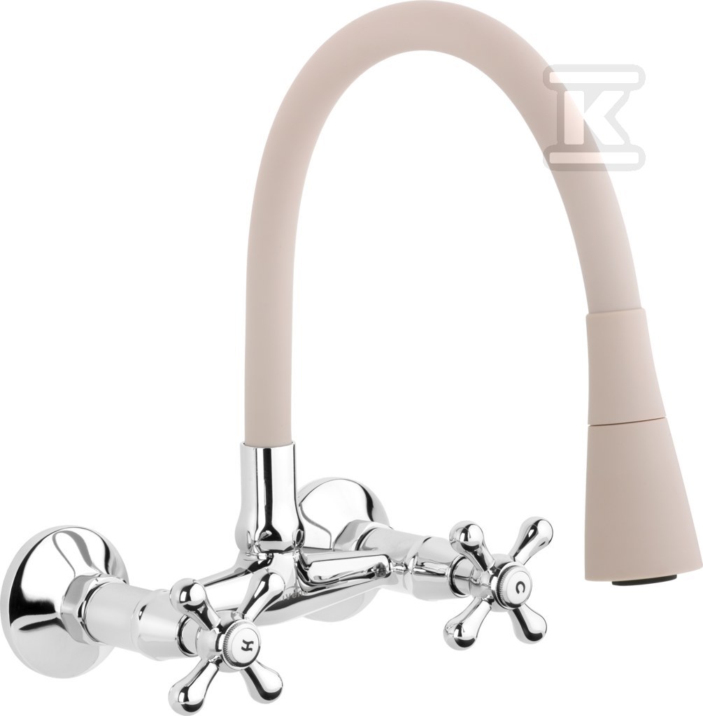 Bateria zlewozmywakowa Roma beżowa