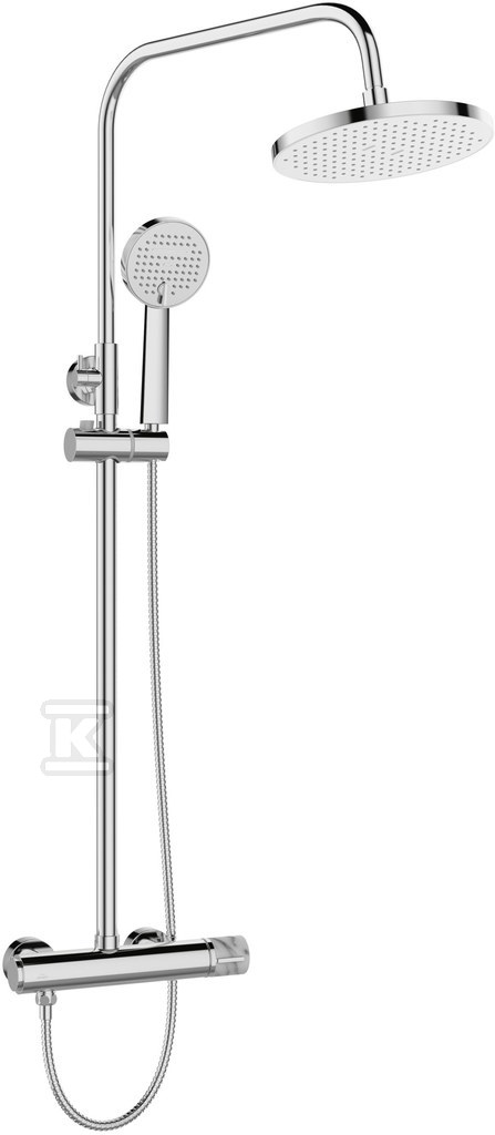 Deszczownia z baterią natryskową GABRO PLUS chrom