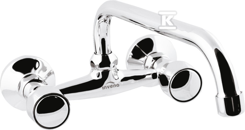 Bateria umywalkowo-zlewkozmywakowa Modena chrom