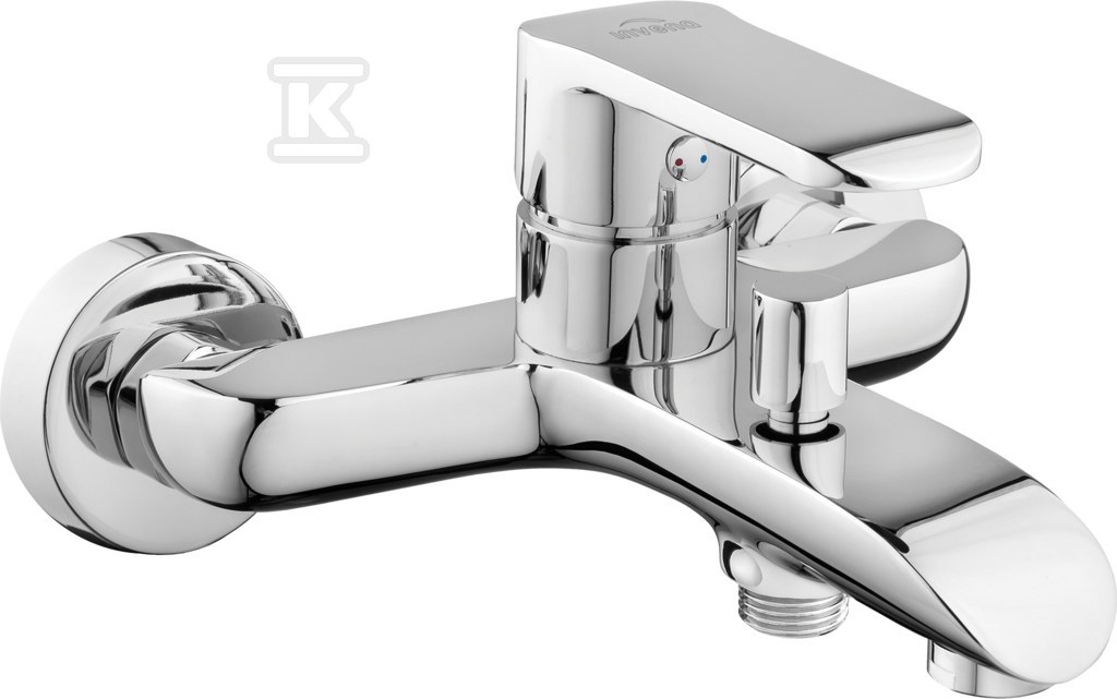 Bateria wannowa Siros chrom