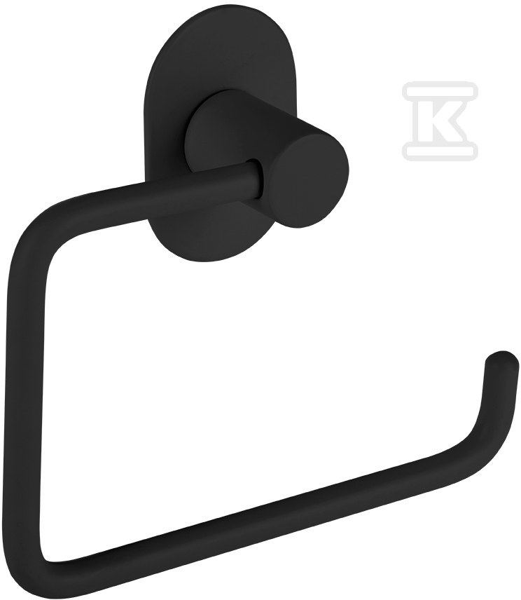 MIRI UCHWYT NA PAPIER TOALETOWY, CZARNY