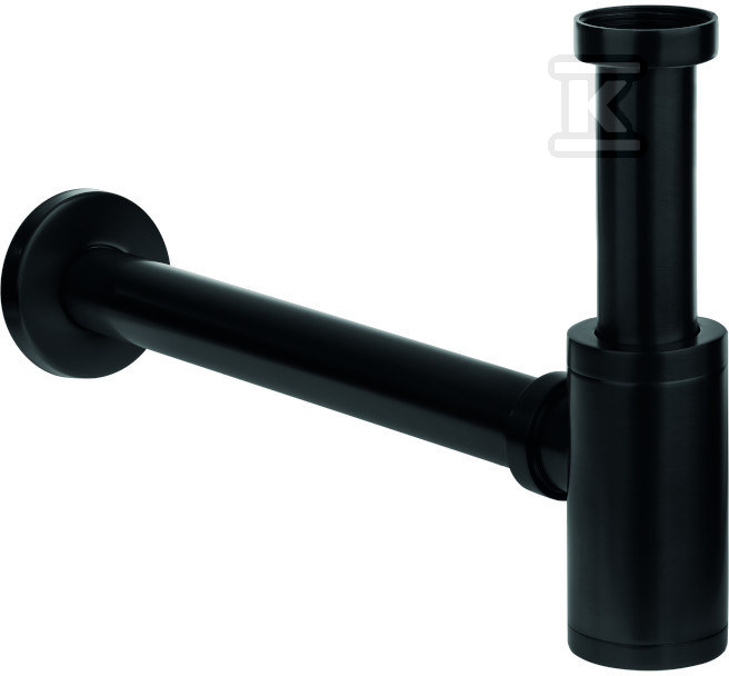 SYFON DO UMYWALKI OKRĄGŁY CZARNY