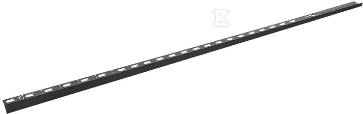 Listwa spadkowa do odpływu liniowego, 120 cm, prawa, czarna