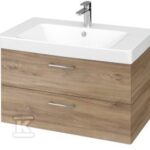 Zestaw meblowy B349 Lara Mille 80 orzech (szafka+umywalka)