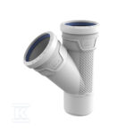 TRÓJ.PP-HT AS+ 75X75/45 SANIT.SZARY