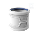 Nasuwka AS Plus dn 125 kolor szary, kanalizacja niskoszumowa