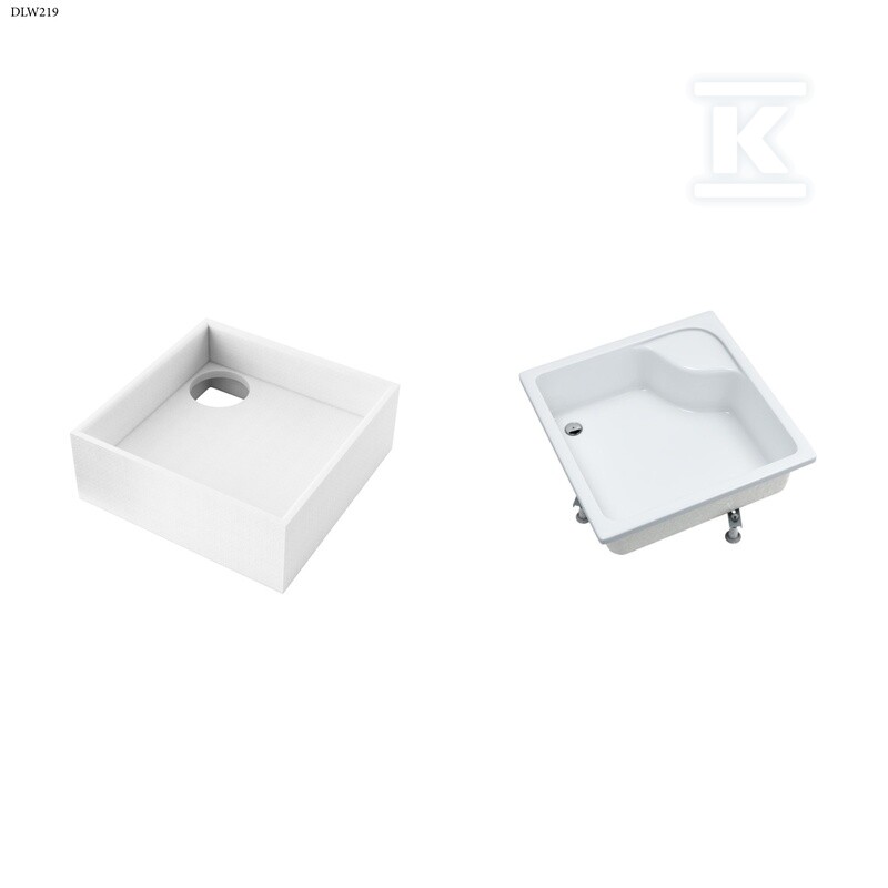 BRODZ.DORIS 90X90 GŁ.28CM+NOŚNIK KW.ST