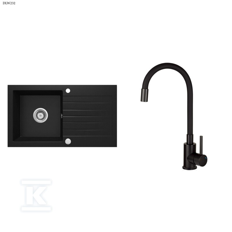 ZLE.ZORBA NERO 1K Z/O+BAT.ZL.GIĘTĄ LUN