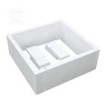 NOŚNIK 80X80X28 KWADRAT STYR D/OFNE