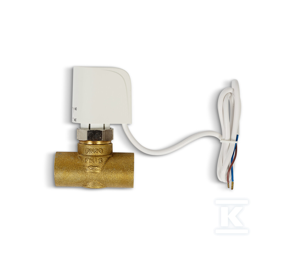 Zawór dwudrogowy z siłownikiem 3/4" do nagrzewnic AEROCK AC i EC