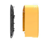 SZAFKA GAZ.60X60X25CM,ŻÓŁ,PLAST,WOLN.