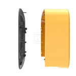 SZAFKA GAZ.60X60X25CM,BRĄZ,PLAST,WOLN.