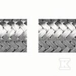 Wężyk do baterii w oplocie ze stali nierdzewnej z krótką końcówką Viper Plus 3/8" M10x1 L 50