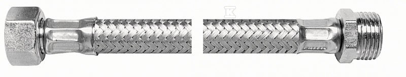 Wężyk z gwintem W-Z w w oplocie ze stali nierdzewnej Viper Plus 1/2" - 1/2" - L 60 Wężyk z gwintem W-Z w w oplocie ze stali nierdzewnej Viper Plus 1/2" - 1/2" - L 60