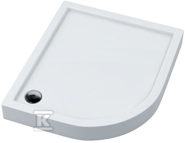 Plik zosta³ pobrany z http://www.onnshop.pl Brodzik akrylowy Stabilsound 100x80x14 / 3 cm asymetryczny r55 prawy Competia - obrazek 1