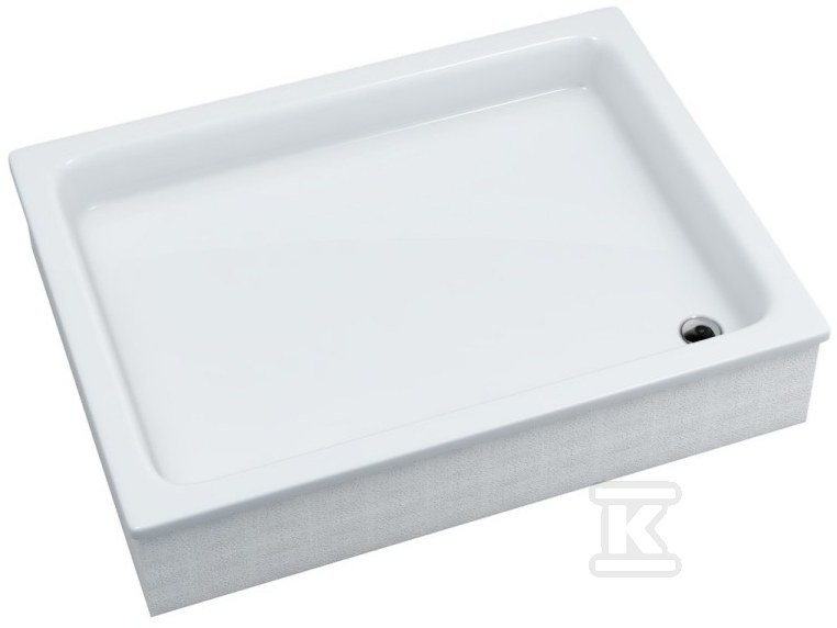 Brodzik akrylowy 3.018 z zintegrowanym nośnikiem Stabilsound 80x100x26 cm "Grawello", prostokątny Brodzik akrylowy 3.018 z zintegrowanym nośnikiem Stabilsound 80x100x26 cm "Grawello", prostokątny
