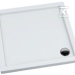 Brodzik kompozytowy Stabilsound Plus 100x100x5 / 3 cm kwadratowy Corrina