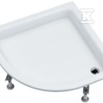 BRODZ.AKRYL.ZEFIR PÓŁOKR.R55 90X90 GŁ