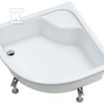 BRODZ.AKRYL.DORIS PÓŁOKR.R55 80X80 GŁ