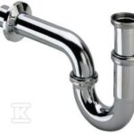 Półsyfon rurowy 5/4"x5/4" mosiądz / chromowany