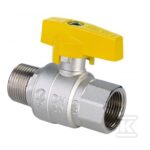 ZAWÓR KULOWY GAZOWY MT WZ 1" NIKL.