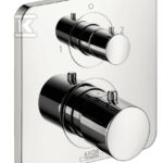 Bateria termostatowa Hansgrohe Axor Citterio M podtynkowa z zaworem odcinająco-przełączającym, element zewnętrzny chrom 34725000
