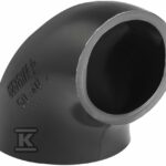 KOLANO PEHD 50X40/90 KRÓTKIE (KAN.HDPE)