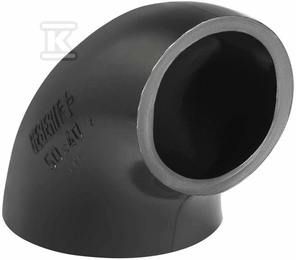 Plik zosta³ pobrany z http://www.onnshop.pl Kolano redukcyjne PE 90st. d56/50 - obrazek 1