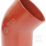 Kolano żeliwne SML 100/45 (żeliwo szare bezkielichowe)