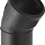 KOLANO SILENT-PP HT 50/30 SANIT.CZARNE