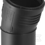 KOLANO SILENT-PP HT 125/15 SANIT.CZARNE