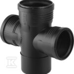 Czwórnik Geberit Silent-PP GTDA 87.5G d125/110/110