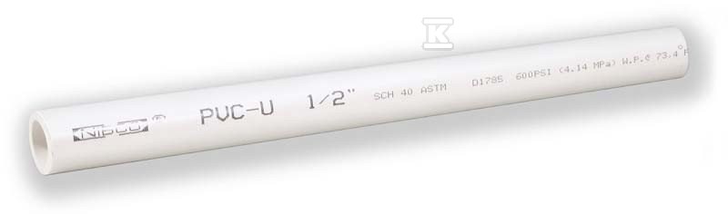 Plik zosta³ pobrany z http://www.onnshop.pl Rura ciśnieniowa Sch 40 PVC-U 3/4" - obrazek 1