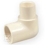 Kolano nyplowe 90˚ KW/KZ PVC-C 1/2"