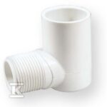 KOLANO Z GWINTEM WKRĘTNE KW/GZ PVC 1/2