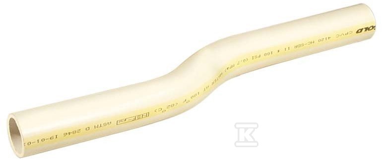 Obejście proste PVC-C typu S KZ/KZ PVC-C 1/2" Obejście proste PVC-C typu S KZ/KZ PVC-C 1/2"
