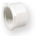 ZAŚLEPKA Z GWINTEM NAKRĘTNA GW PVC 1/2